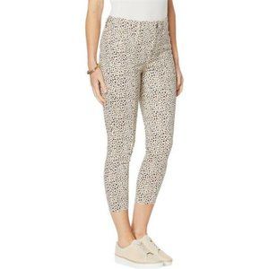 NEW! SkinnyGirl Reagan High-Rise Skinny Ankle Jeans - Cheetah Animal Print